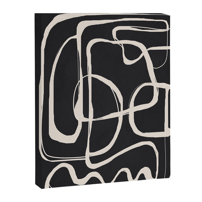 Modern Minimalist One Line Art 1 Canvas Print Gallery Image 1