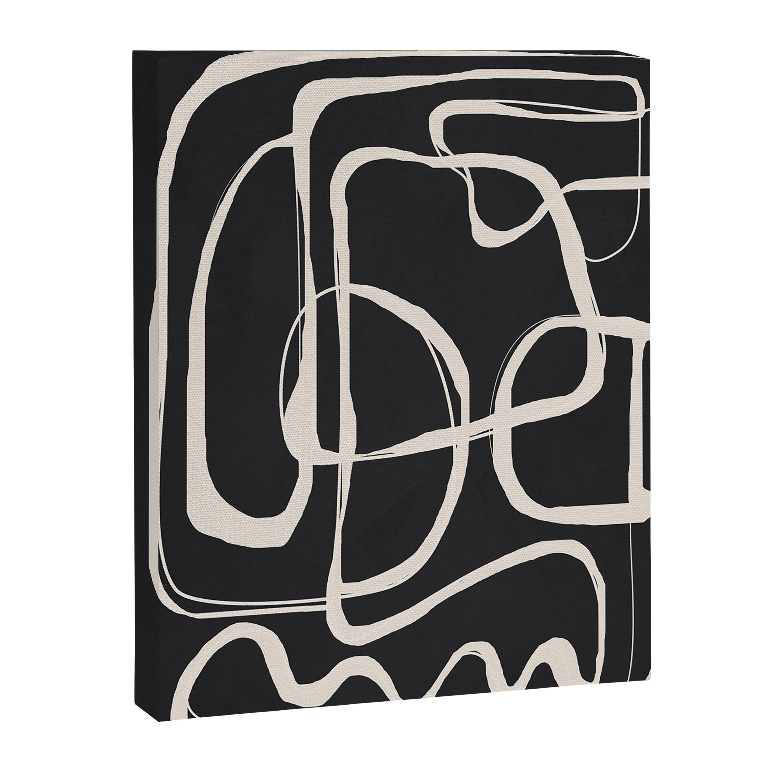 Modern Minimalist One Line Art 1 Canvas Print Gallery Image 6