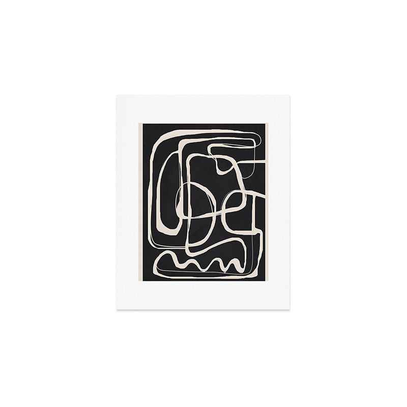 Modern Minimalist One Line Art 1 Art Print Gallery Image 1