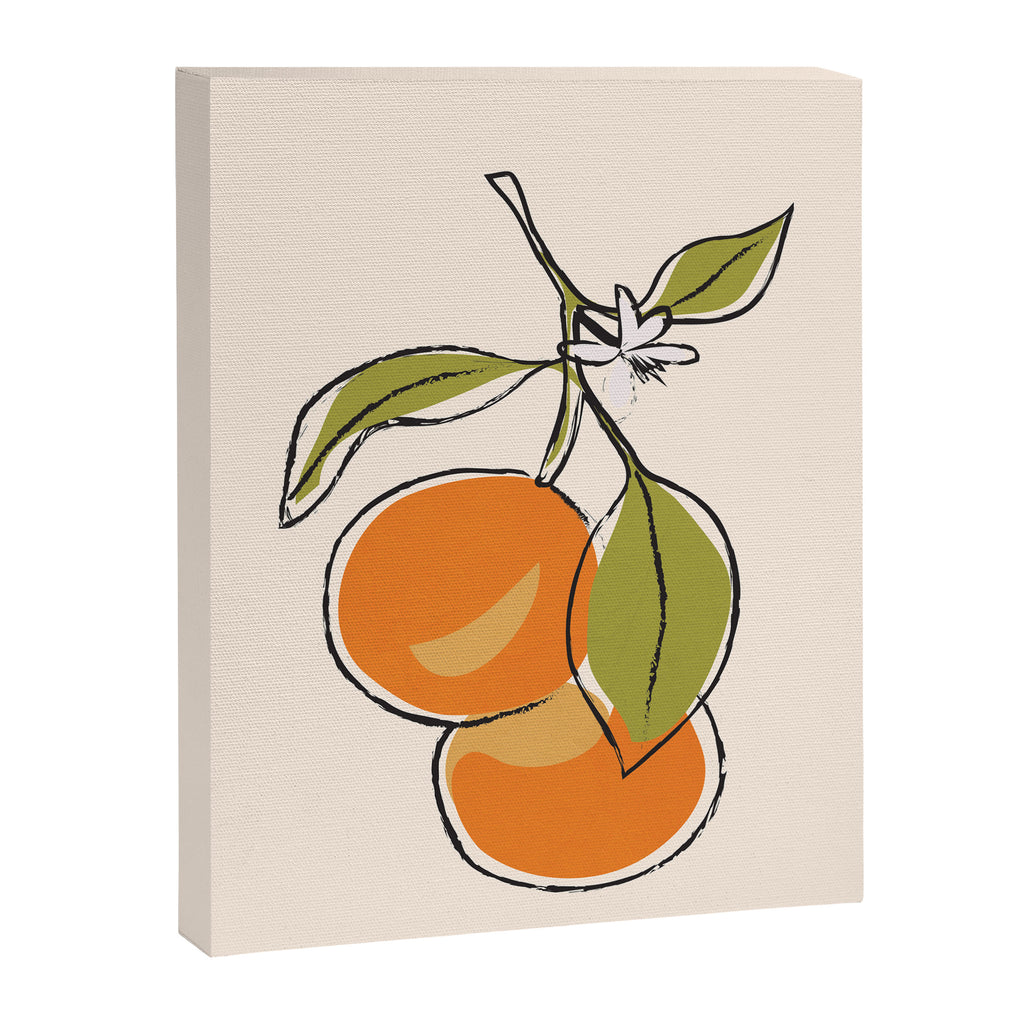 Modern Minimalist Oranges Canvas Print Gallery Image 6