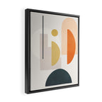 Modern Shapes 01 Framed Canvas Print Gallery Image 2