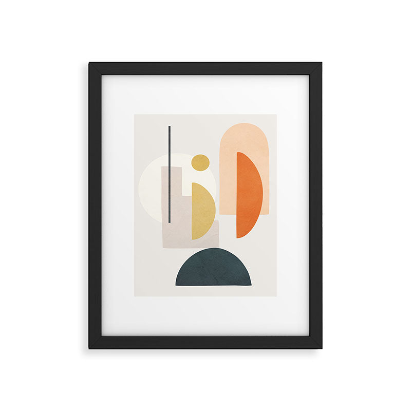 Modern Shapes 01 Framed Art Print Gallery Image 4