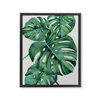 Monstera Framed Canvas Print Gallery Image 6