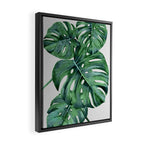 Monstera Framed Canvas Print Gallery Image 2