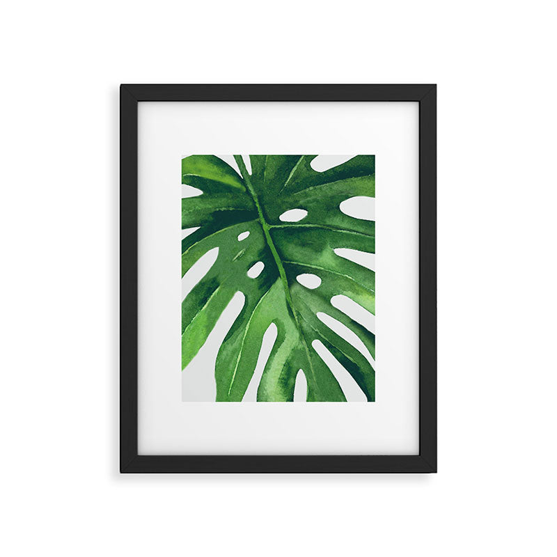 Monstera Leaf Framed Art Print Gallery Image 4