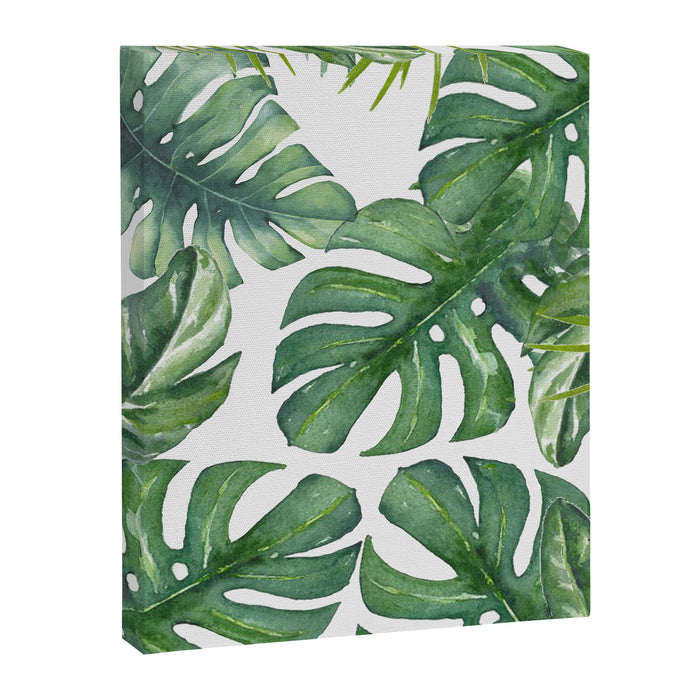 Monstera Leaves Canvas Print Gallery Image 1