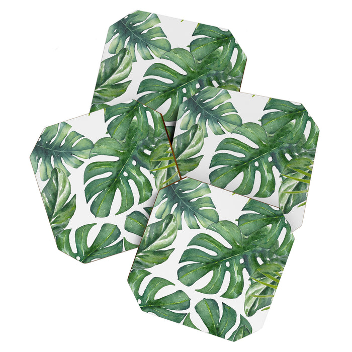 Monstera Leaves Coaster Gallery Image 1