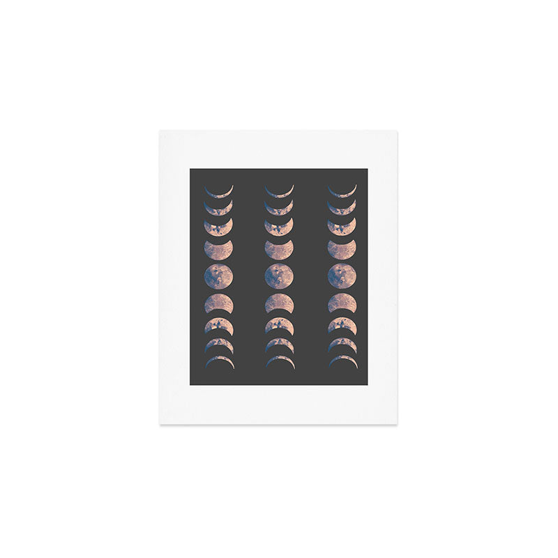 Moon Phases Art Print Gallery Image 1
