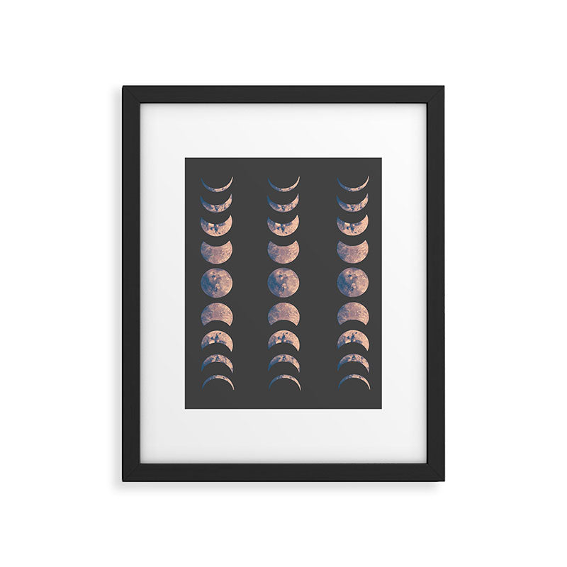 Moon Phases Framed Art Print Gallery Image 5