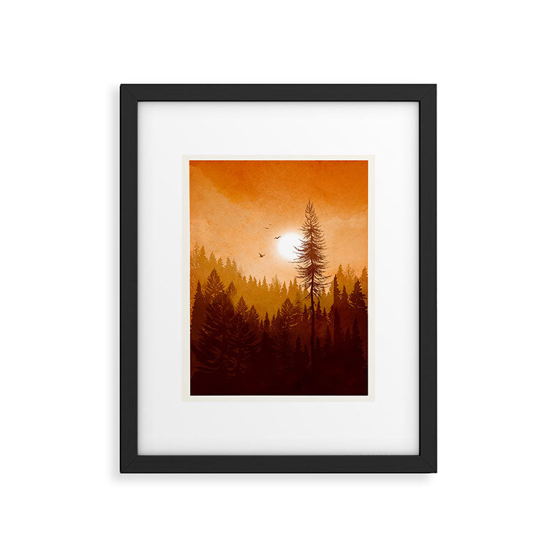 Morning Mountain Mist 1 Framed Art Print Gallery Image 6