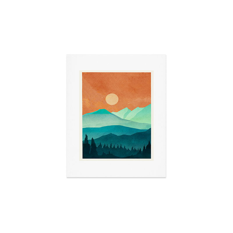 Morning Mountain Mist 2 Art Print Gallery Image 1