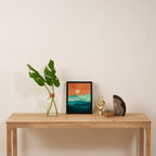 Morning Mountain Mist 2 Framed Canvas Print Gallery Image 4