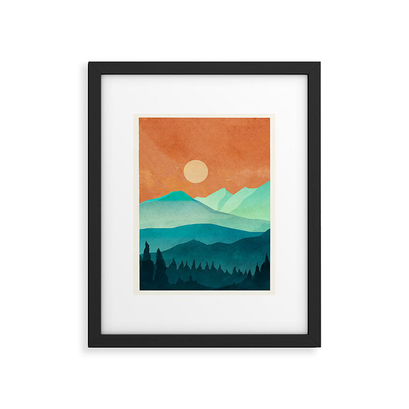 Morning Mountain Mist 2 Framed Art Print Gallery Image 6