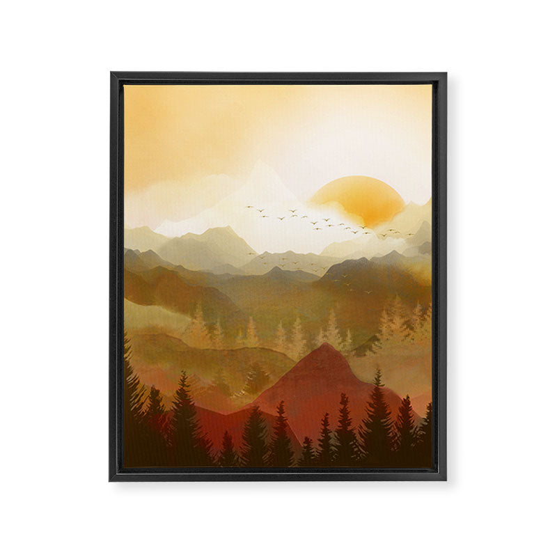 Morning Sun Framed Canvas Print Gallery Image 8