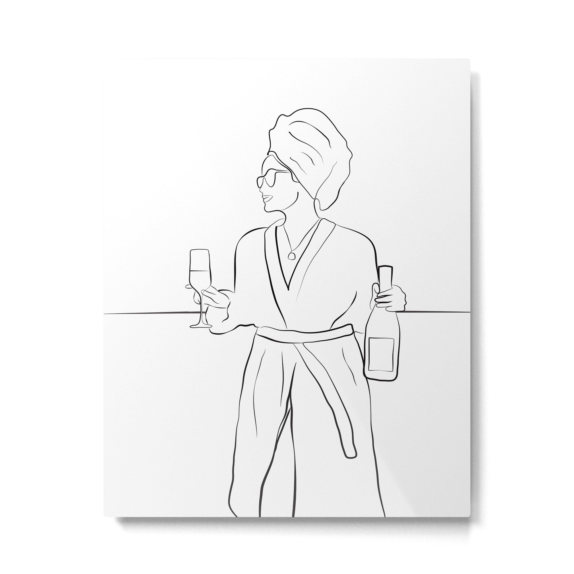 Morning Wine Metal Print Gallery Image 4