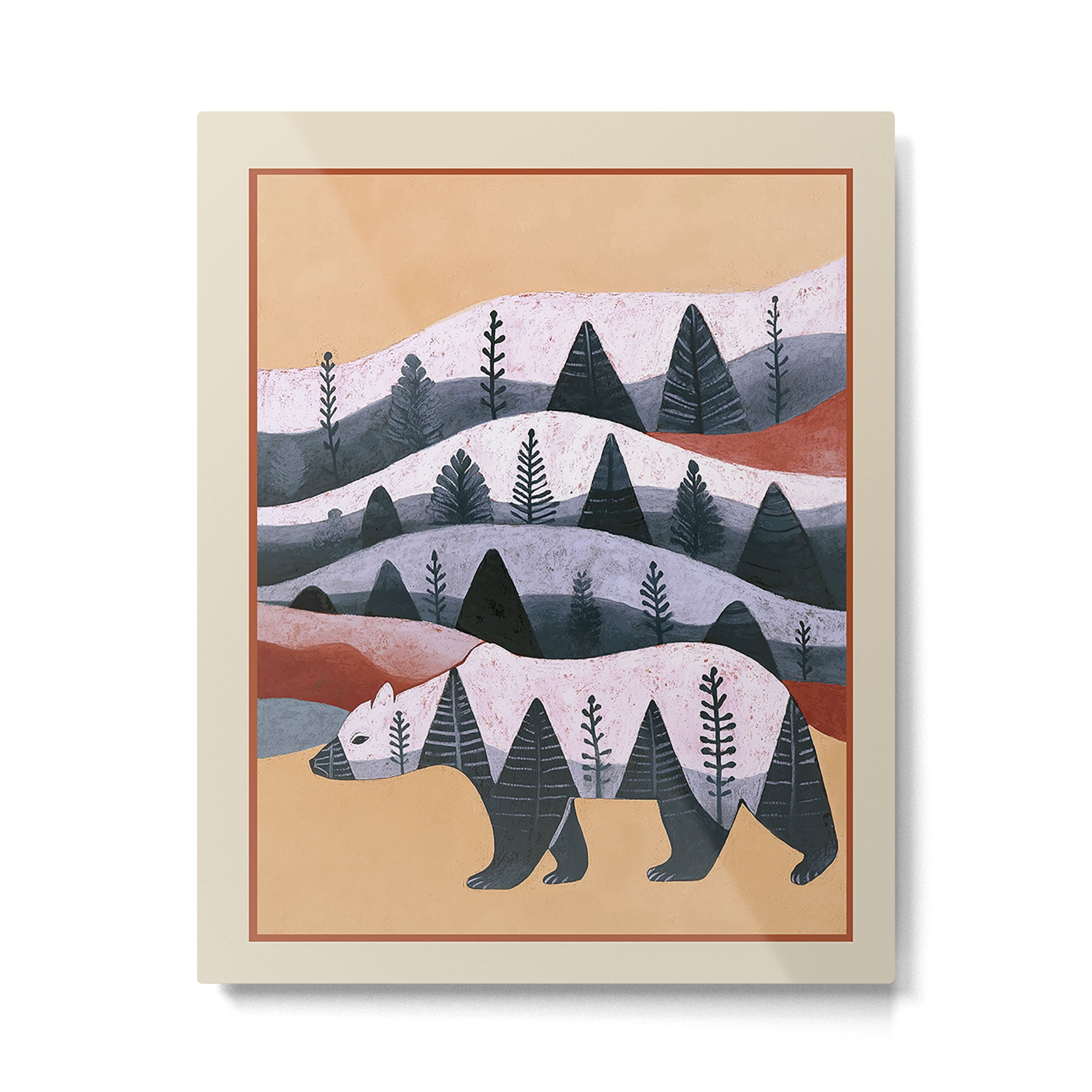 Mountain Bear Metal Print Gallery Image 4