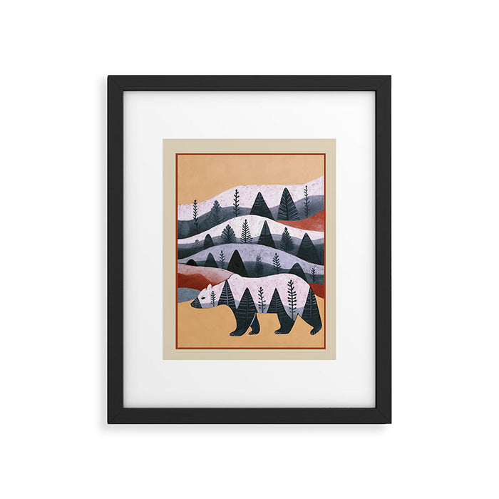 Mountain Bear Framed Art Print Gallery Image 1