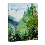 Mountain Forest Canvas Print Gallery Image 6