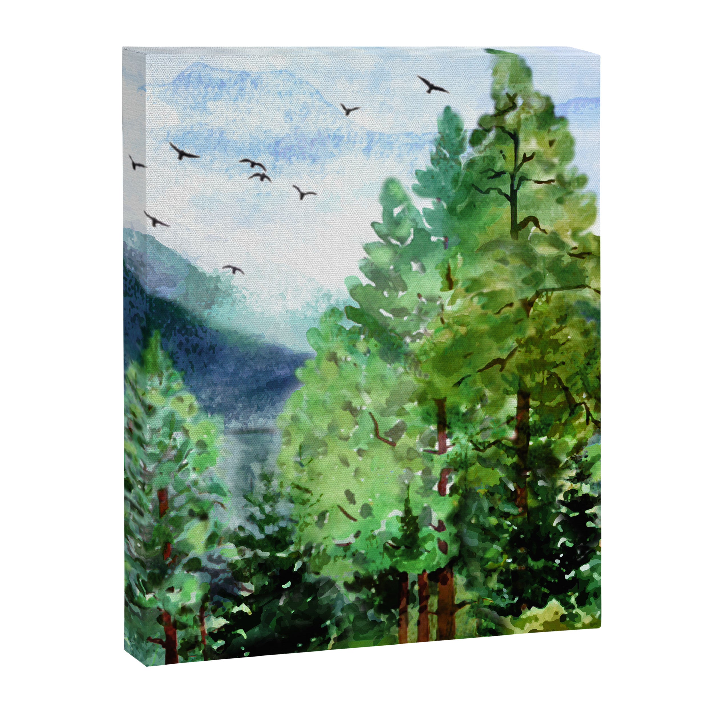 Mountain Forest Canvas Print Gallery Image 6