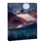 Mountain Lake Under the Stars Canvas Print Gallery Image 8