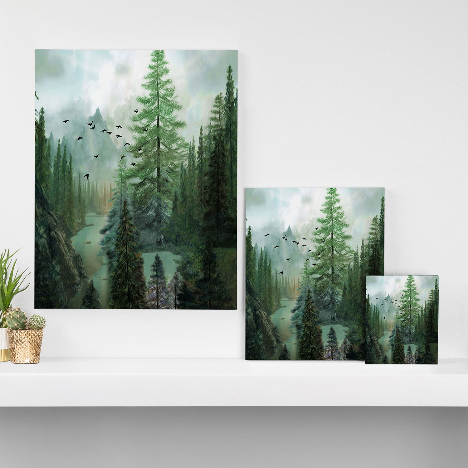 Mountain Morning 2 Canvas Print Gallery Image 3