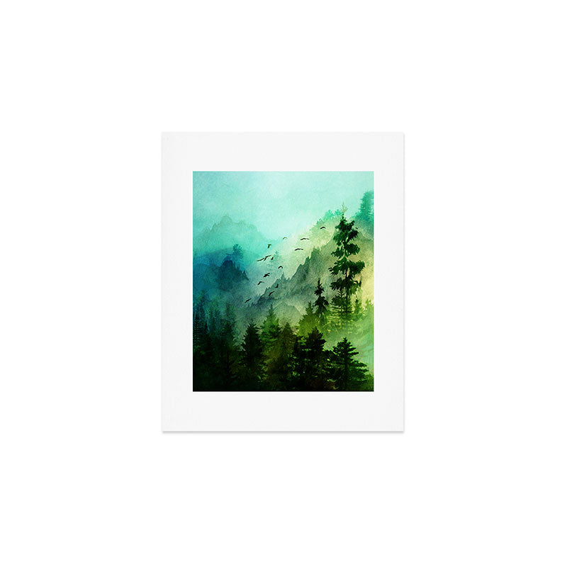 Mountain Morning Art Print Gallery Image 1