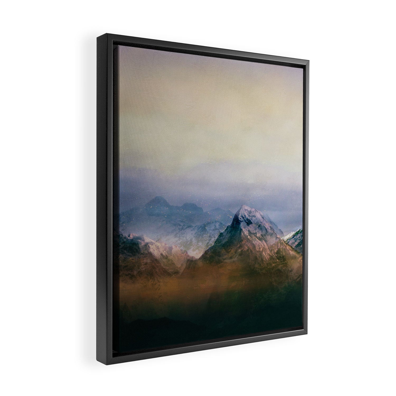 Mountain Peaks II Framed Canvas Print Gallery Image 2