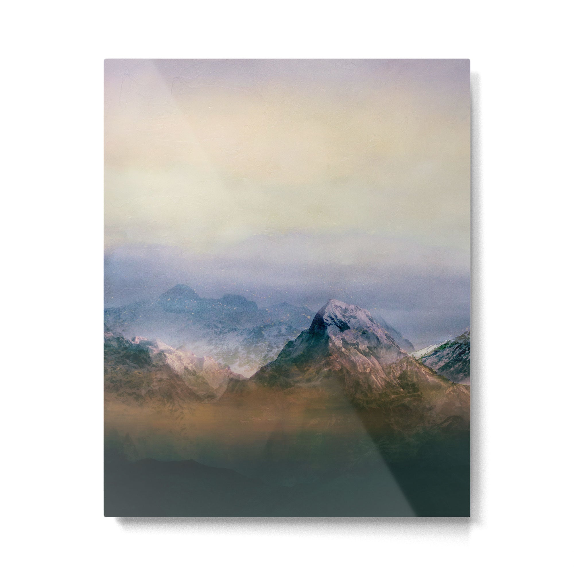 Mountain Peaks II Metal Print Gallery Image 4