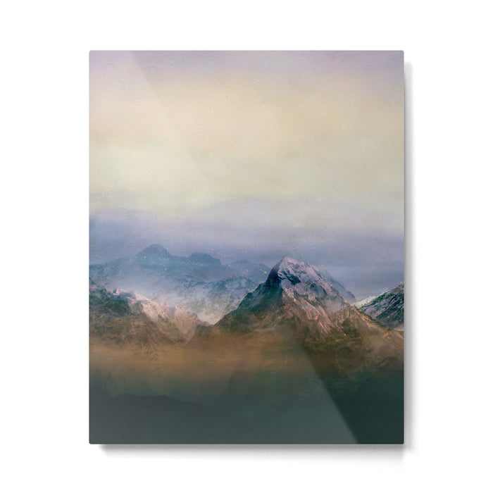 Mountain Peaks II Metal Print Gallery Image 1