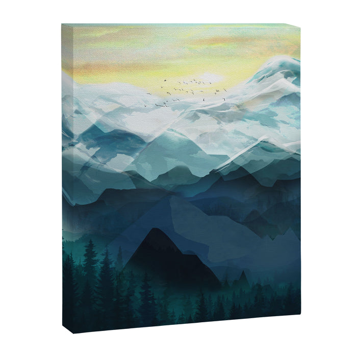 Mountain Range Canvas Print Gallery Image 1