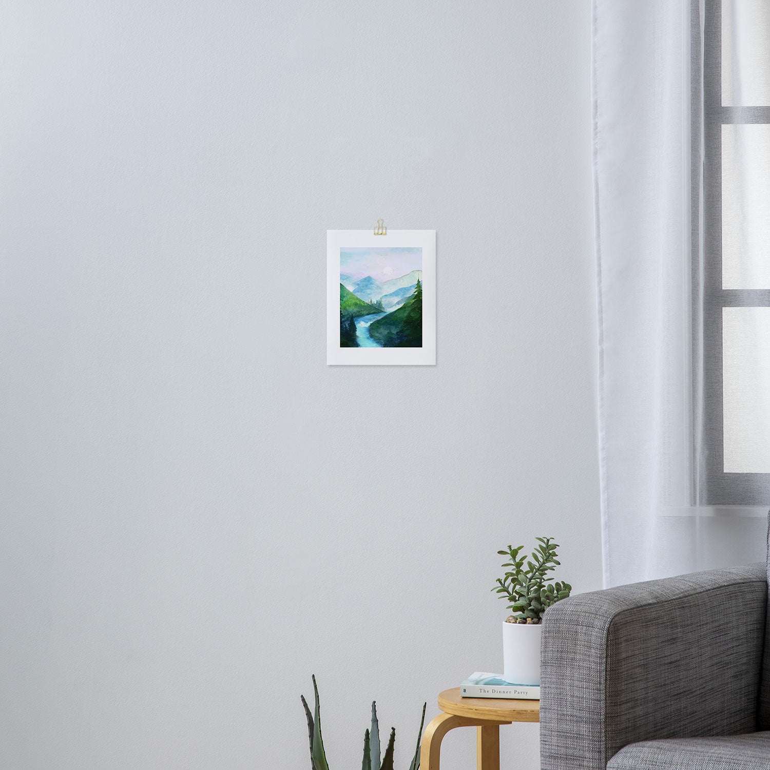 Mountain River Art Print Gallery Image 3
