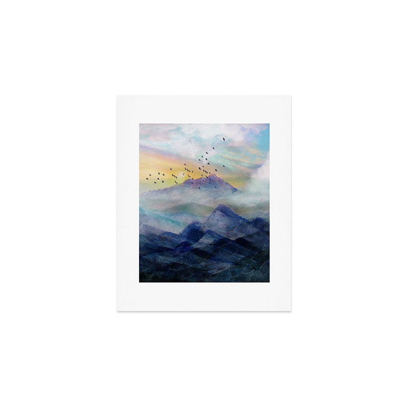Mountain Sunrise Art Print Gallery Image 1