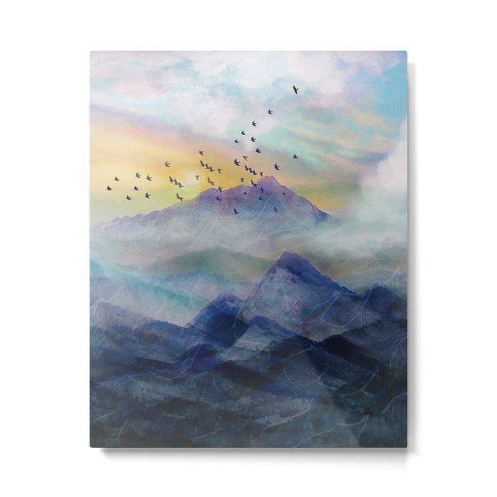 Mountain Sunrise Metal Print Gallery Image 1
