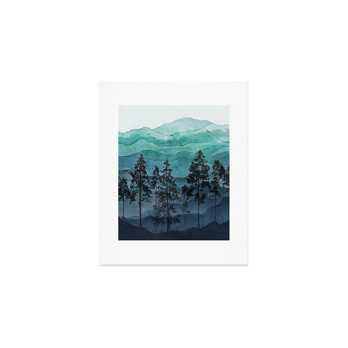Mountains II Art Print Gallery Image 1