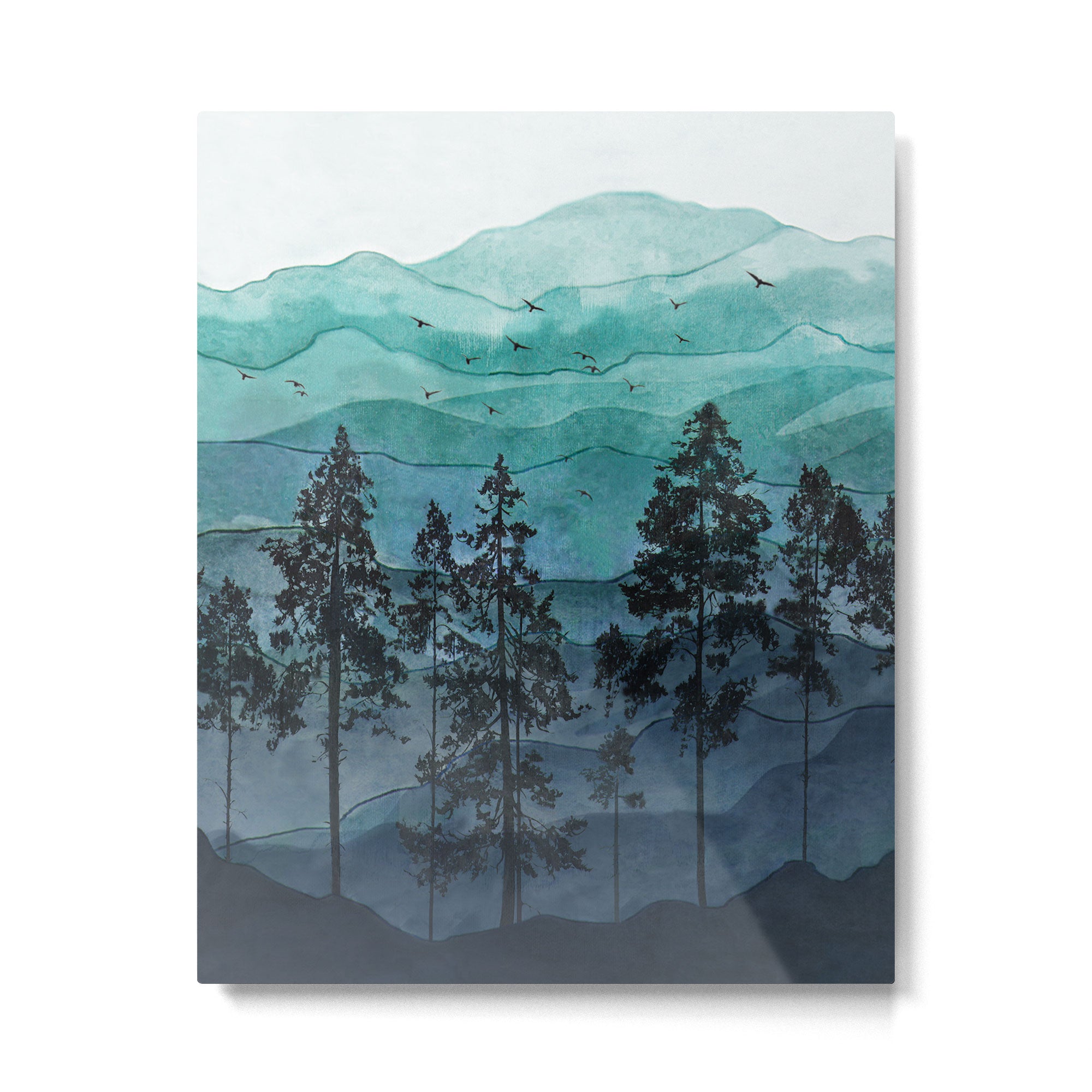 Mountains II Metal Print Gallery Image 6