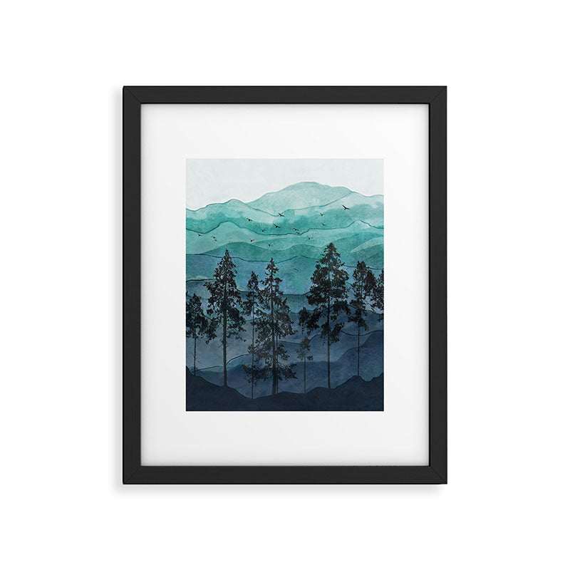 Mountains II Framed Art Print Gallery Image 6
