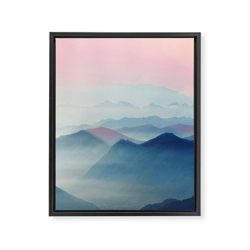 Mountains Framed Canvas Print Gallery Image 8
