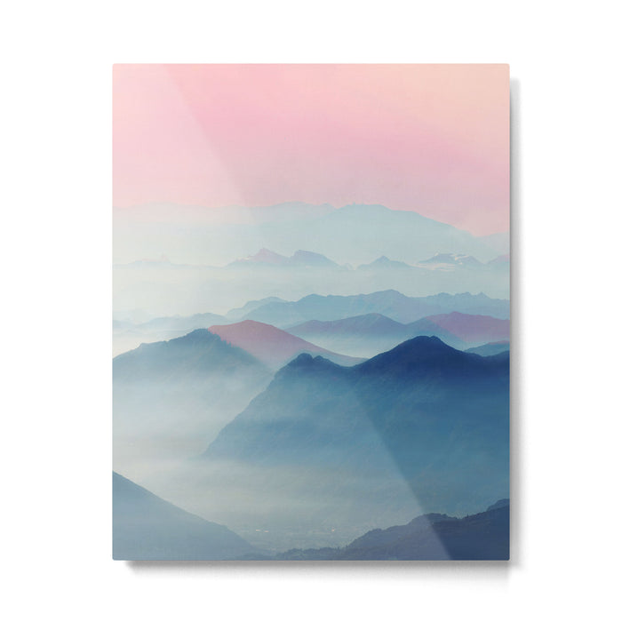 Mountains Metal Print Gallery Image 1