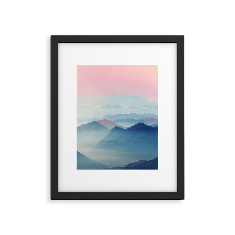 Mountains Framed Art Print Gallery Image 4