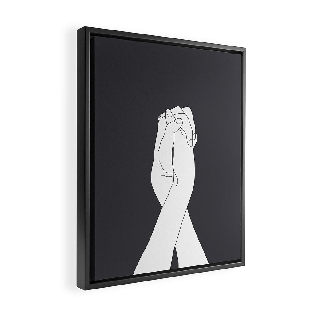 Never Let Me Go III Framed Canvas Print Gallery Image 2