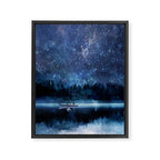 Night Sky Framed Canvas Print Gallery Image 6