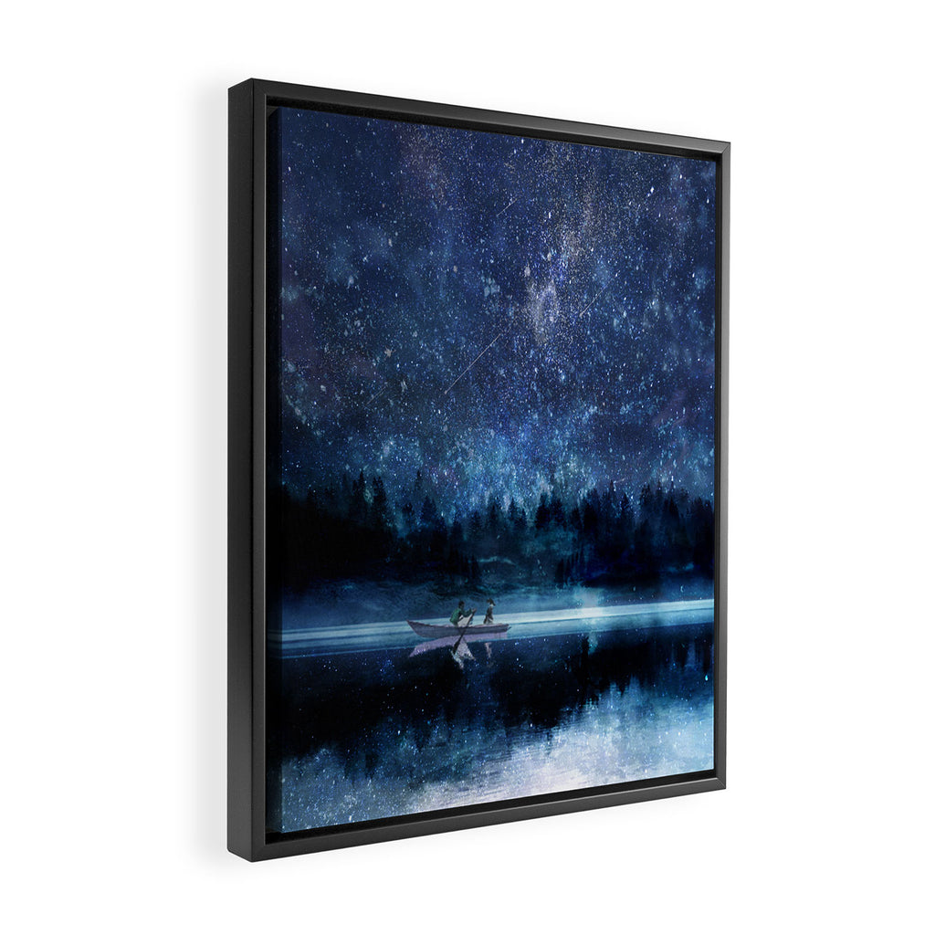 Night Sky Framed Canvas Print Gallery Image 2