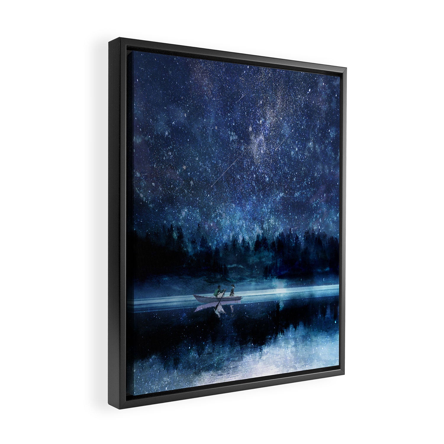 Night Sky Framed Canvas Print Gallery Image 2