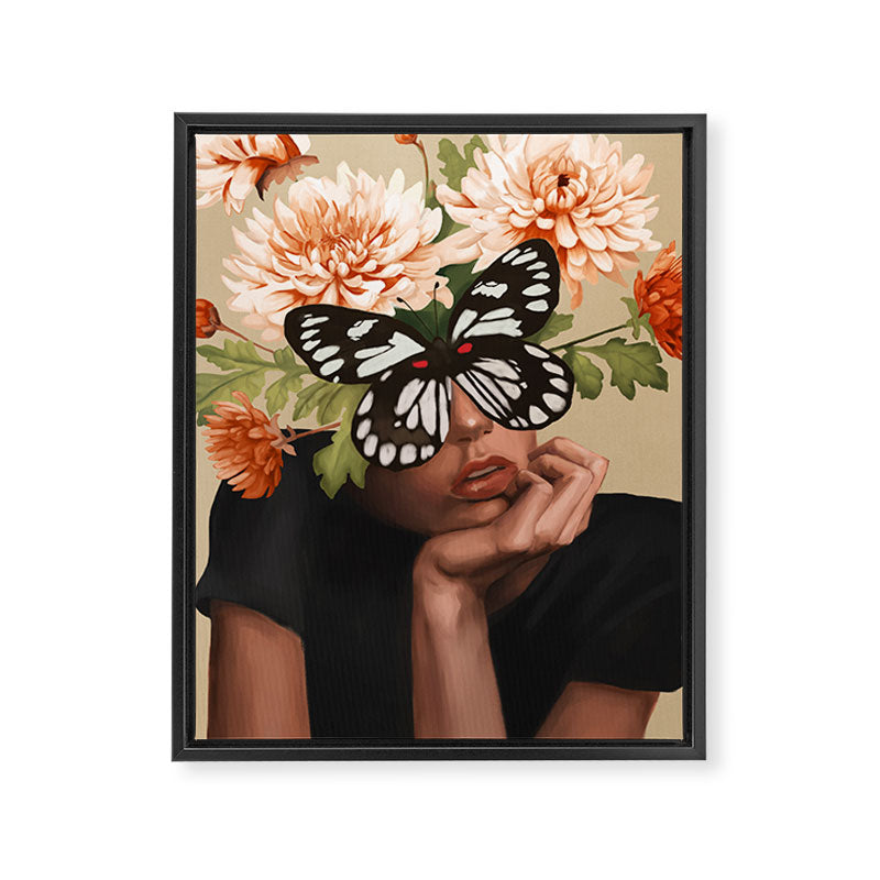 Obscured Beauty 2 Framed Canvas Print Gallery Image 6