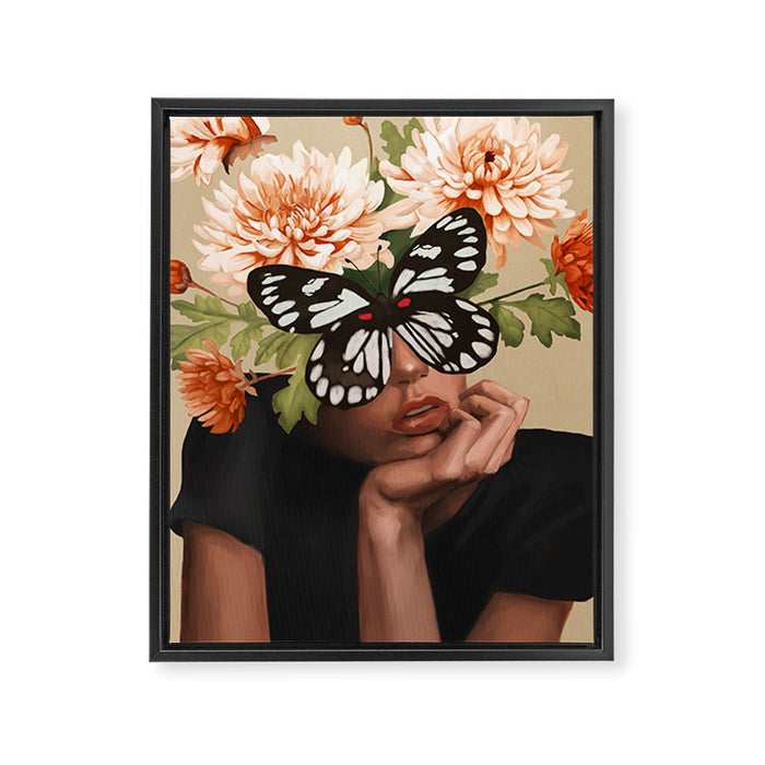 Obscured Beauty 2 Framed Canvas Print Gallery Image 1