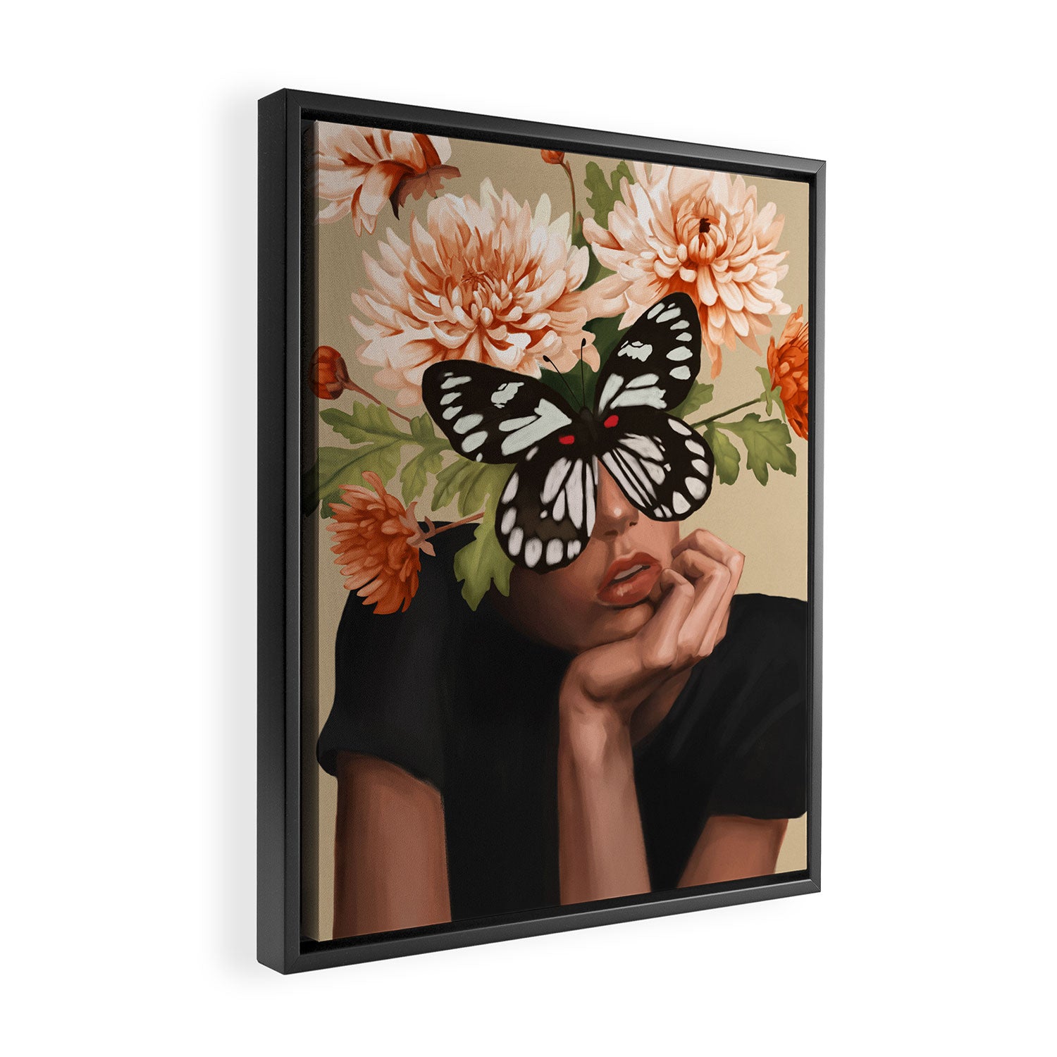 Obscured Beauty 2 Framed Canvas Print Gallery Image 2