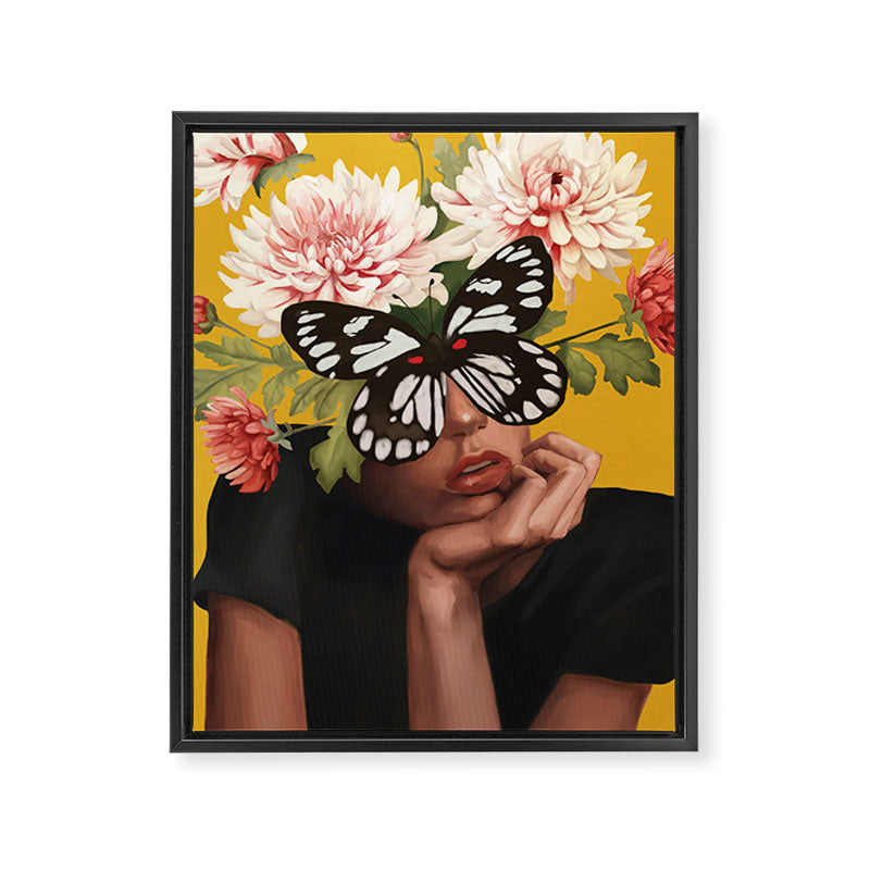 Obscured Beauty Framed Canvas Print Gallery Image 6
