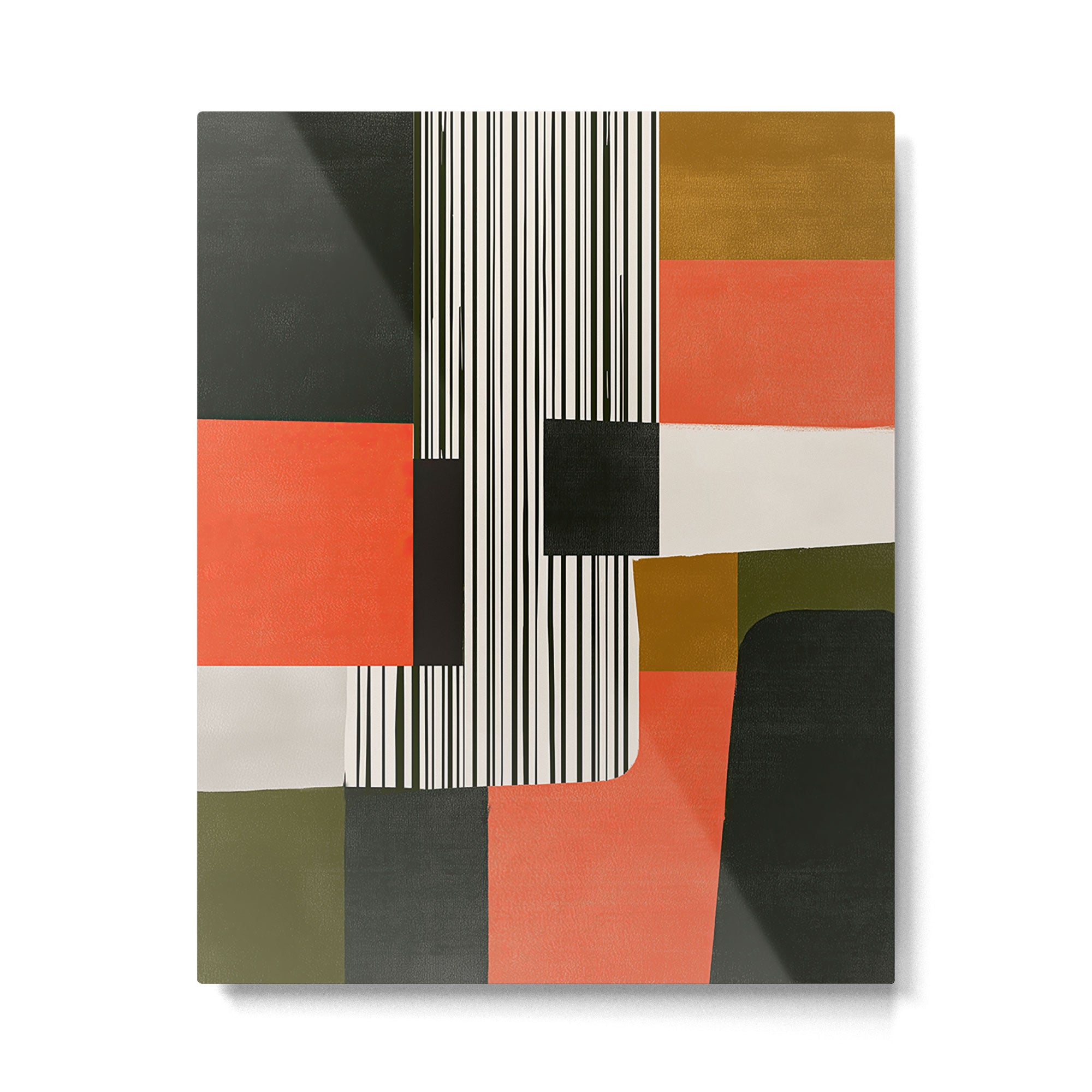 Orange Interval Metal Print Gallery Image 4