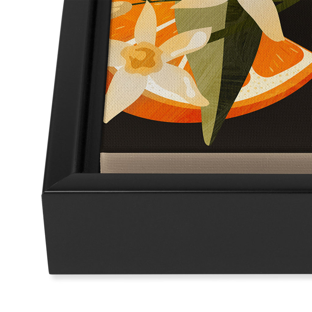 Oranges Botanical Art 1 Framed Canvas Print Gallery Image 3
