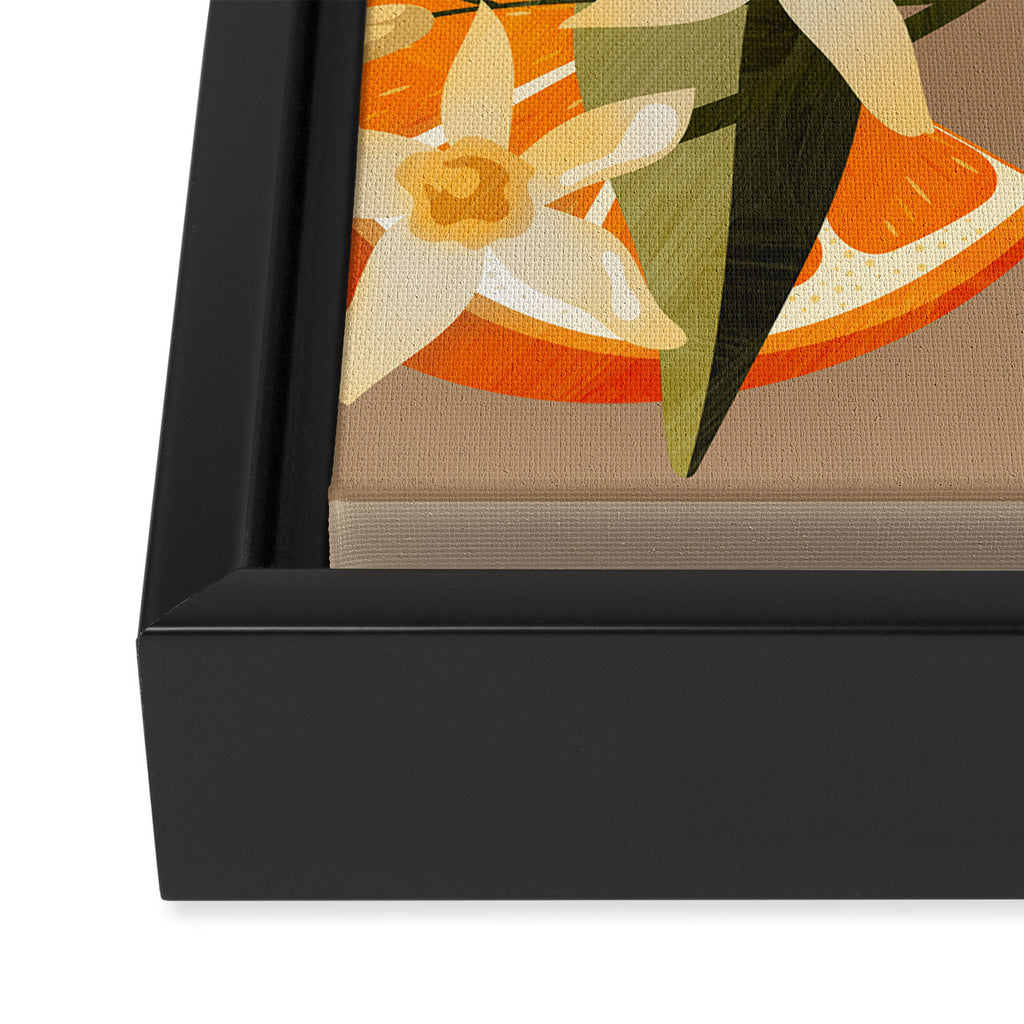 Oranges Botanical Art 2 Framed Canvas Print Gallery Image 3
